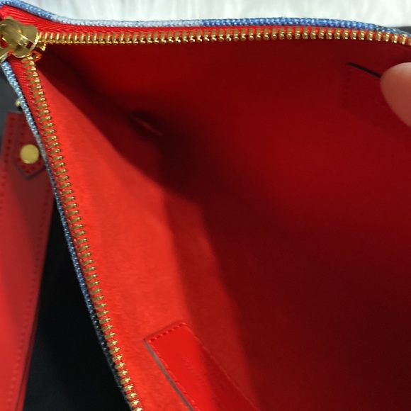 LOUIS VUITTONAuth  Monogram Denim City Pochette Men,Women,Unisex Pouch - Picture 8 of 8